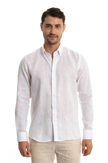 Giant White 100% Linen Shirt