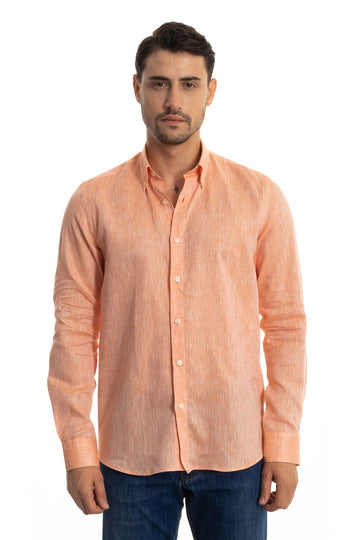 Giant Orange Garni 100% Linen Shirt