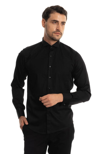 Giant Atayaka Ribbed Cufflink Men's Shirt Slimfit