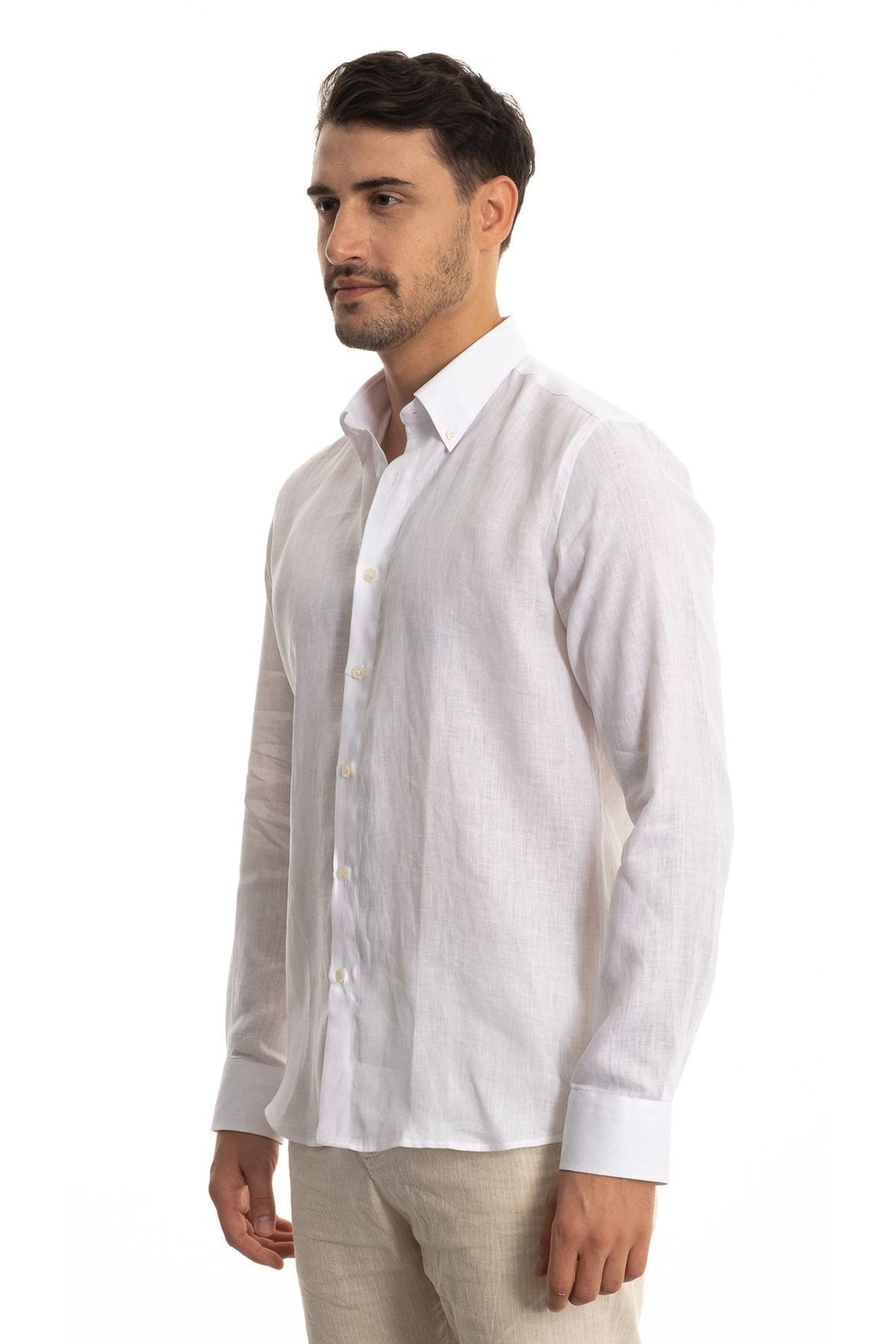 Giant White 100% Linen Shirt