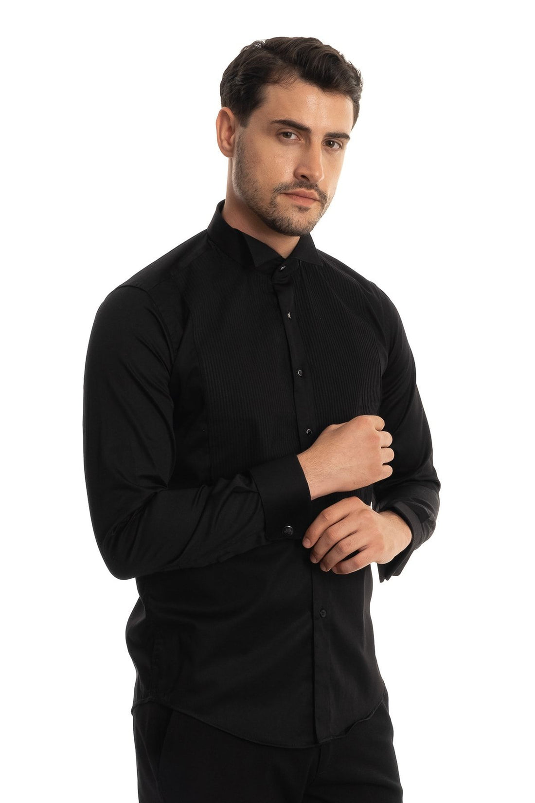 Giant Atayaka Ribbed Cufflink Men's Shirt Slimfit