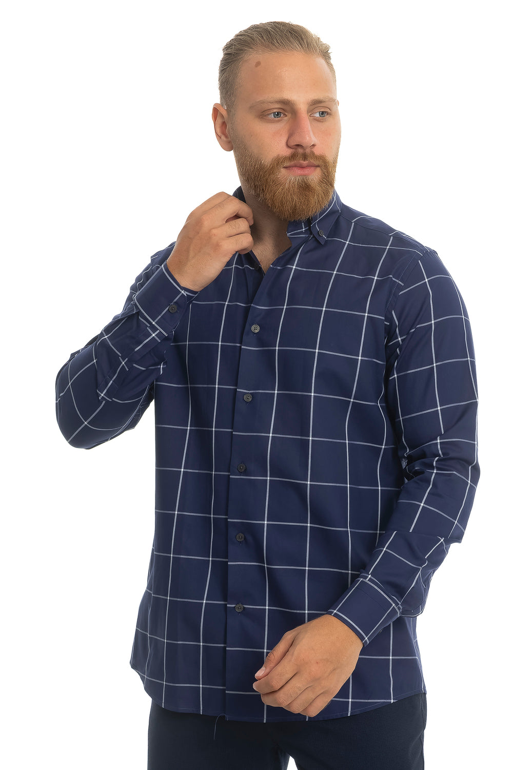 Giant Blue Checkered Navy Blue GR1246